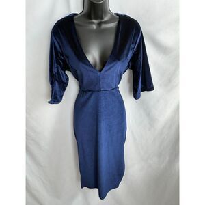 Boohoo | Dresses | Contour Bandage Frill Hem Midi Dress | Poshmark